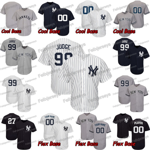 Aaron Judge New York Gleyber Torres Luke Voit DJ LeMahieu Brett Gardner Yankees Clint Frazier Gary Sanchez Masahiro Tanaka J.A. Happ Jersey