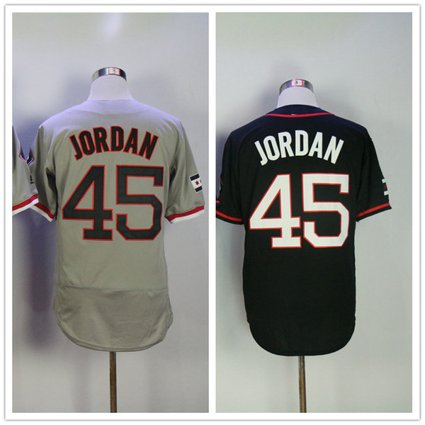 White Sox 45 Michael Men Jersey Black White Baseball Jerseys