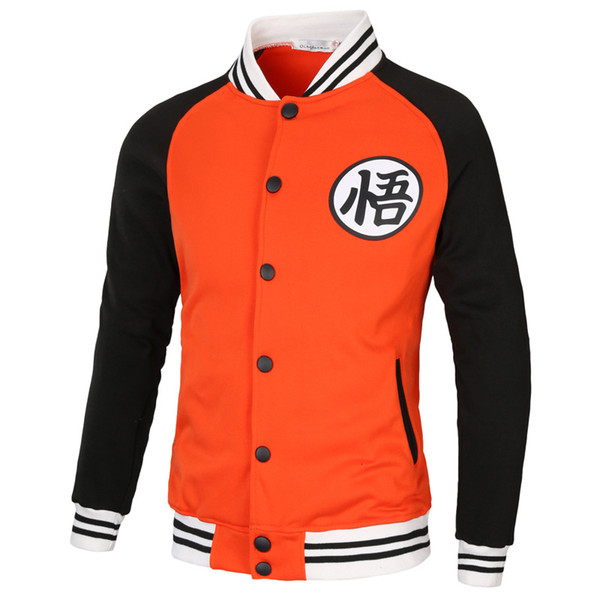 2 Dragonball Z Baseball jerseys coat jacket Hot EEEE 123 jacket winter