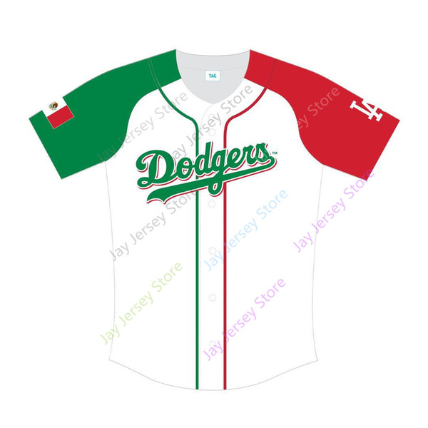 Dodgers Mexican Heritage Night Jersey Mexico National Day Fernando Valenzuela Adrian Gonzalez Julio Urias Kershaw Bellinger Alex Verdugo