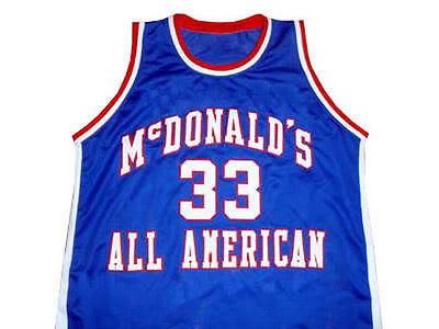 #33 CHRIS WEBBER MCDONALD ALL AMERICAN Top Jersey White red Sewn Custom any Number and name Jerseys XS-6XL vest Jerseys Baseball