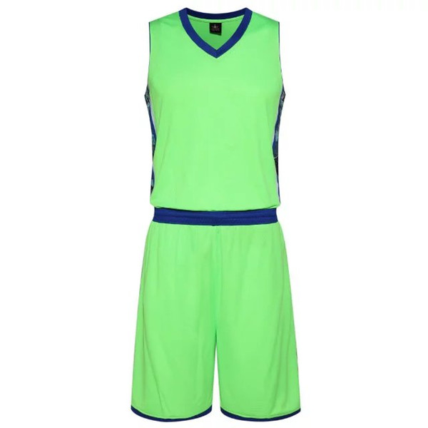 2018 New Man Basketball Sets Superior Breathable Outdoor Sports Tank Top Shorts Suits Men High Quality Basketball Sets Uniform Outfit Male