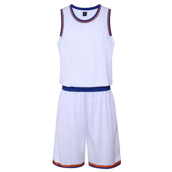 2018 New Sleeveless Men Basketball Jerseys Shorts Sets High Quality Outdoor Male Sports Shirts Pants Suits Comfortable Basketball Uniform