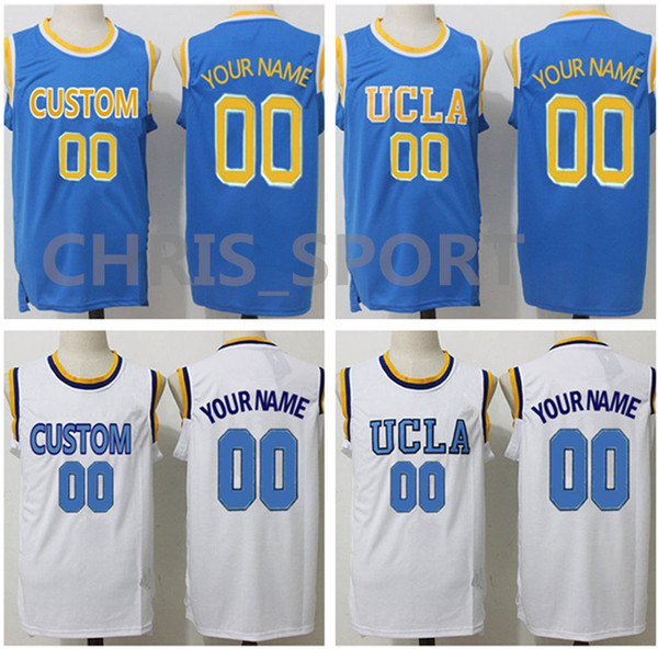 Custom basketball jerseys UCLA game uniform embroidered player wear personal team your any name number