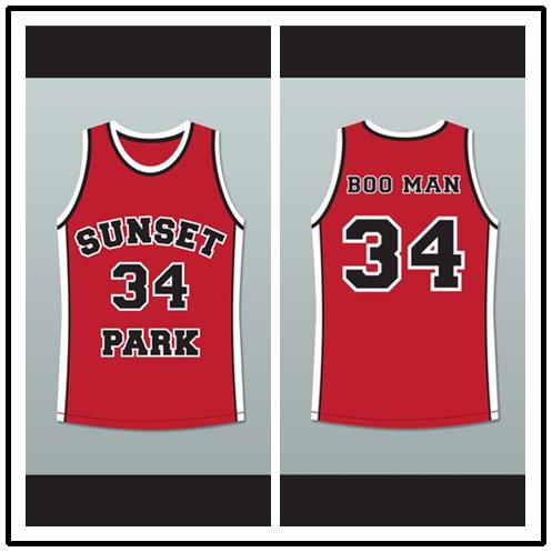 Player 42 Sunset Park Guy Torry Boo Man 34 Sunset Park Basketball Jersey