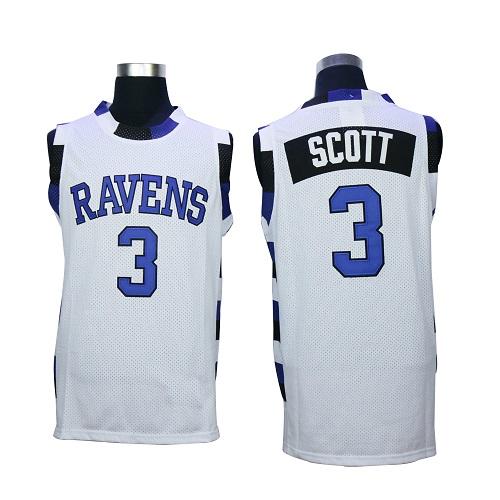 Lucas Scott 3 One Tree Hill Basketball Jersey All Sewn