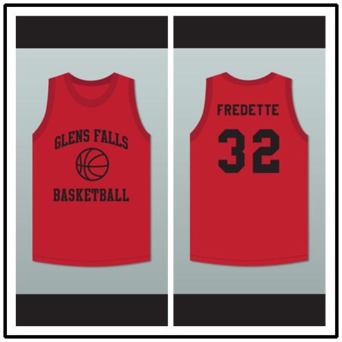 Jimmer Fredette 32 Glens Falls Indians Red Practice Basketball Jersey