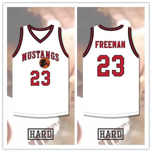 Tyrone Freeman 23 Montana Mustangs Basketball Jersey by HARD