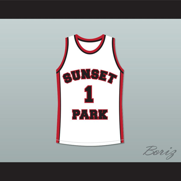 Player 50 Sunset Park Basketball Jersey Stitch Sewn spront