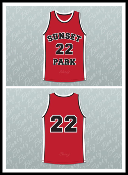 Drano 22 Sunset Park Basketball Jersey men jersey family