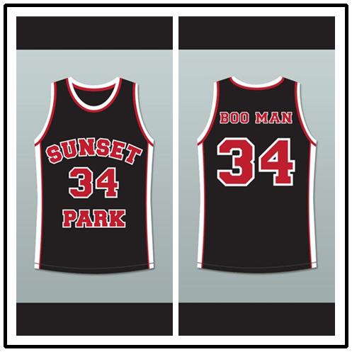 Guy Torry Boo Man 34 Sunset Park Black Basketball Jersey Family men jersey woman jersey kid jerseys good