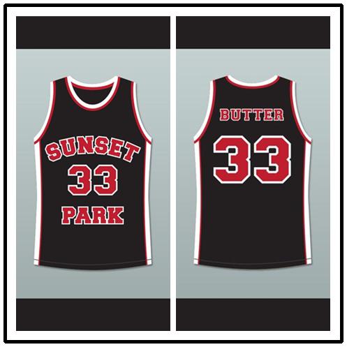 Talent Harris Butter 33 Sunset Park Black Basketball Jersey Family men jersey High quality basketball uniform OK