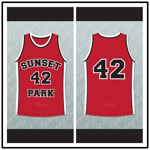 Player 42 Sunset Park Basketball Jersey Stitch Sewn Family men jersey woman jersey good