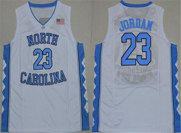 NCAA North Carolina Tar Heels #32 Luke Maye 2 Joel Berry II 15 Carter 23 Michael 40 Barnes UNC blue black white Jerseys EPACKET QF078XY