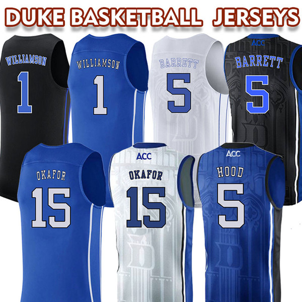 2019 NCAA Duke Blue Devil College Stars Basketball jerseys Shirt east wet north south of America Team Player