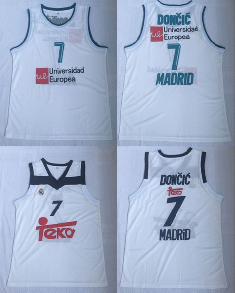 2018 TOP 77 Doncic Stitched jerseys Sport Jersey CITY SWINGMAN new SHIRTS TOP Luka #7 Slovenija Real Madrid Euroleague Champion tops 2019