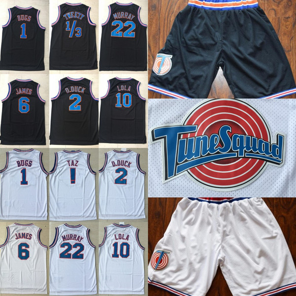 Space Jam Jersey Movie Tune Squad Looney Daffy Duck Lola Bugs Bunny TAZ Tweety Michael Basketball Jersey