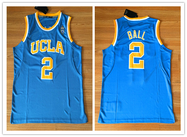 Mens Lonzo Ball Basketball Jersey Stitched Name&Number UCLA College Jerseys Size S-2XL