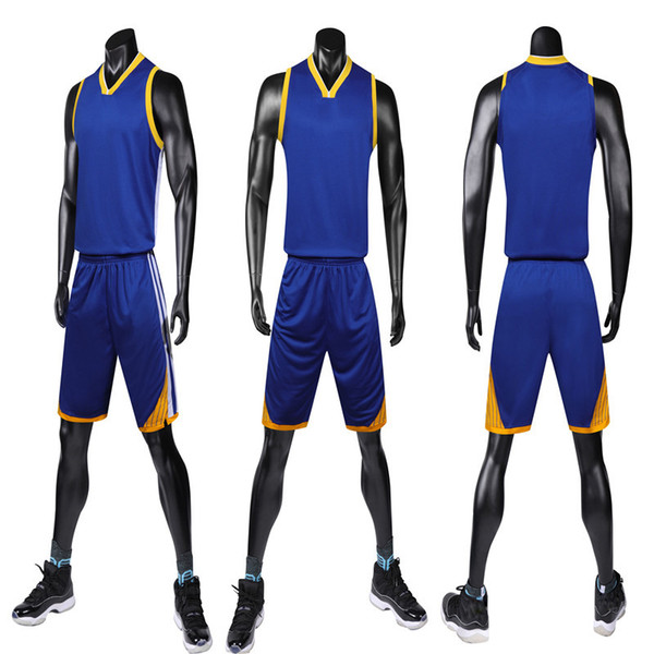 19/20 NEW Basketball Jerseys Blank pages Jerseys High quality Basketball suit Cheap and fine Gym suit breathable comfortable