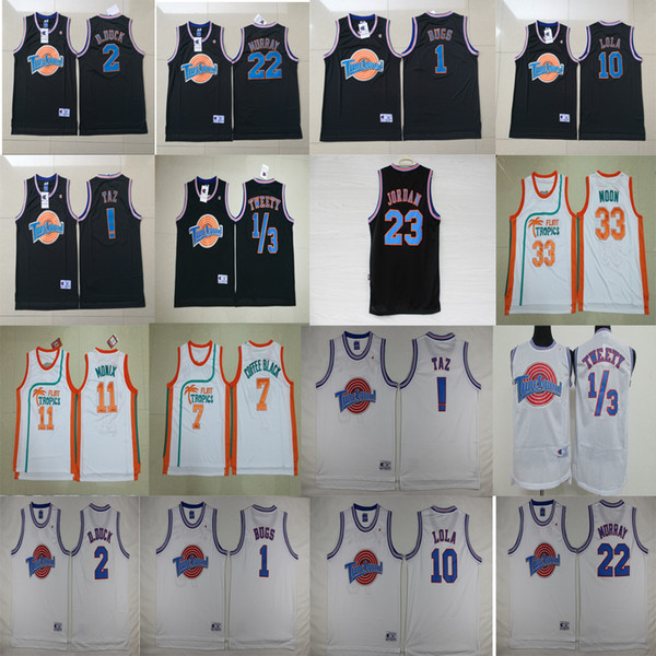 Space Jam Jersey Movie Tune Squad Looney Daffy Duck Bill Murray Lola Bugs Bunny TAZ Tweety Michael LeBron James Basketball Jersey