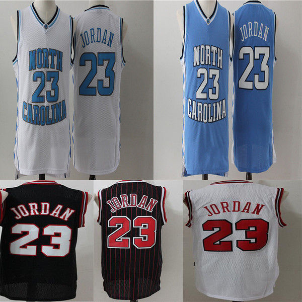 #23 Michael MJ Jersey North NCAA Carolina College Michael Embroidery Logo Stitched Basketball Jerseys