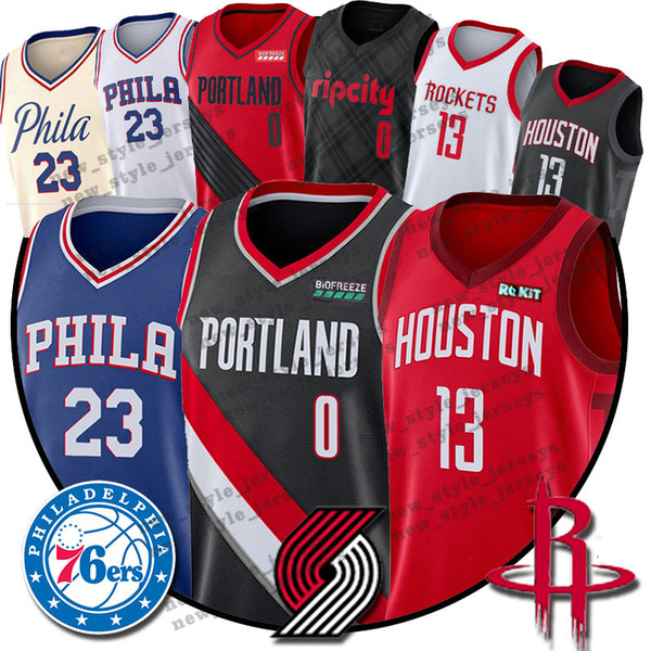 2019 New Jimmy 23 Butler jersey NCAA 0 Lillard Damian Weber State 13 Harden James Basketball Jerseys