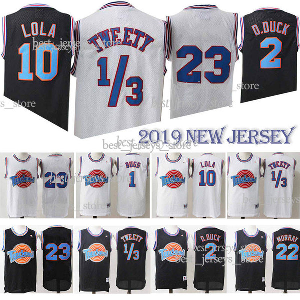 23 Michael 1 Bugs Bunny Jersey ! Taz 1/3 Tweety Space Jam Tune Squad Bunny 22 Murray 10 Lola 2 D.DUCK Jerseys