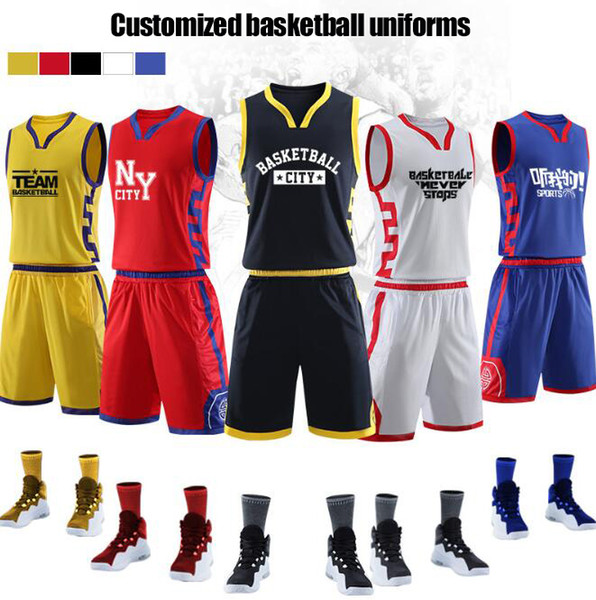 Free design Jersey custom New basketball wear DIY custom printing number The Great Wall elements of Chinese traditional pattern