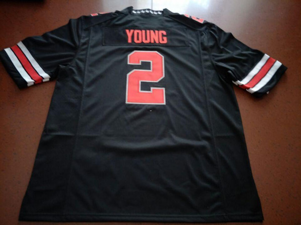 Men Ohio State Buckeyes Chase Young #2 real Full embroidery College Jersey Size S-4XL or custom any name or number jersey