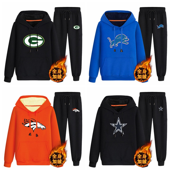 Green Bay Packers Detroit Lions Denver Broncos Dallas Cowboys black 70%cotton 30%polyester Cashmere coordinates