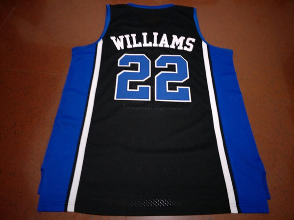 Men #22 JASON WILLIAMS DUKE Blue Devils college jersey Size S-4XL or custom any name or number jersey