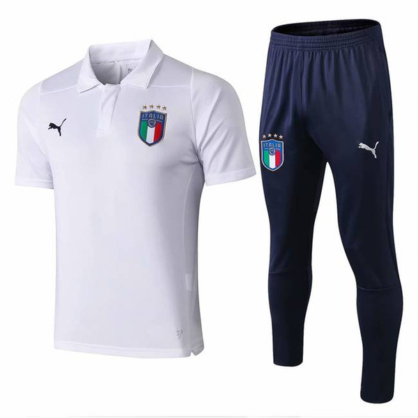 2018 19 Italy polo shirt long pants soccer RONALDO Tracksuit paris saint chandal futbol jogging kits soccer set