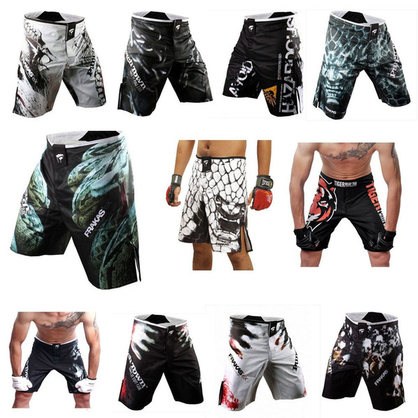 Mens MMA Shorts MMA fight trunks martial arts seen Pretorian boxing Sanda Muay Thai Shorts mma black yellow short trunks Kid