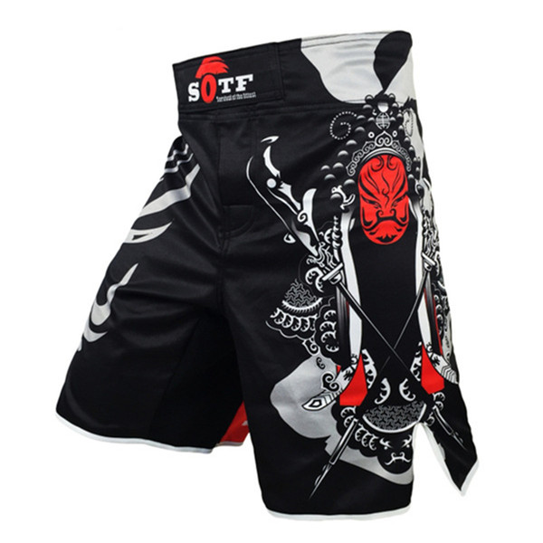 Black Mma Shorts Boxing Trunks Muay Thai Tiger Muay Thai Kickboxing Shorts Sanda Yokkao Brock Lesnar Fight Boxing Short Sanda