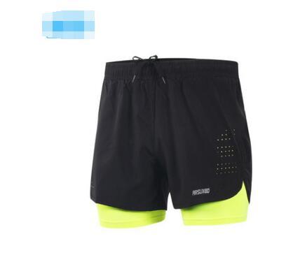 B179 Men's 2-in-1 Running Shorts Quick Drying Breathable Active Training Exercise Jogging Cycling Shorts Longer LinerEH-172