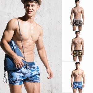 3styles Men Camouflage Swimming Board Shorts Swim Shorts Trunks Swimwear Summer Beach Pants Briefs Sport Suits lace pocket brief FFA1478