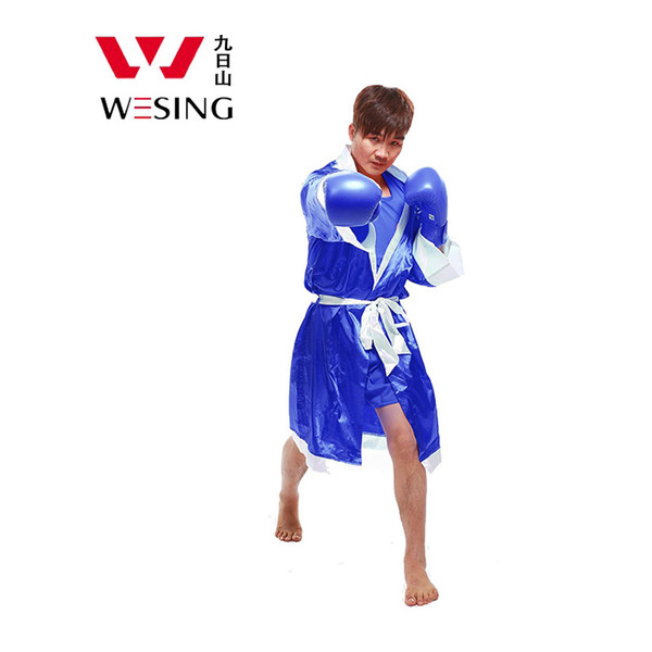 Wesing Boxing Robes Men Muay Thai Cloak Kickboxing Uniforms New Style