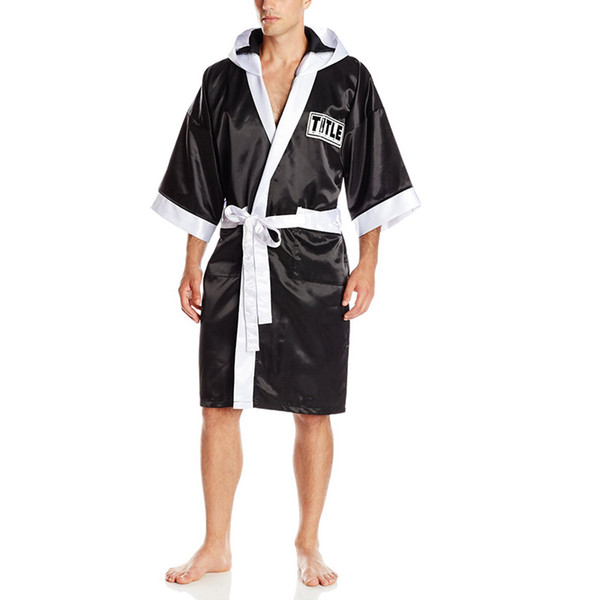 women and men's boxing robes soft boxing cloak kick women dry robe clothing Child uniforms Bata Boxeo