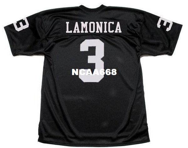 Men DARYLE LAMONICA #3 Sewn Stitched RETRO JERSEY Full embroidery Jersey Size S-4XL or custom any name or number jersey