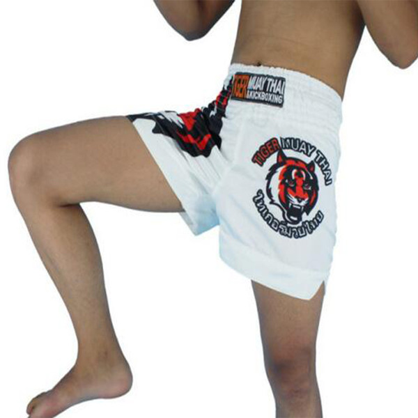 MMA Tiger Muay Thai Boxing Pants Match Sanda Training Breathable Shorts Muay Thai Clothing Boxing Tiger Muay Thai Mma Trunks