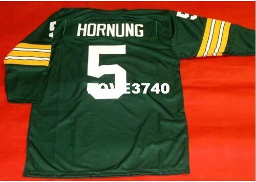 Men #5 PAUL HORNUNG CUSTOM 3/4 SLEEVE RETRO College Jersey size s-4XL or custom any name or number jersey