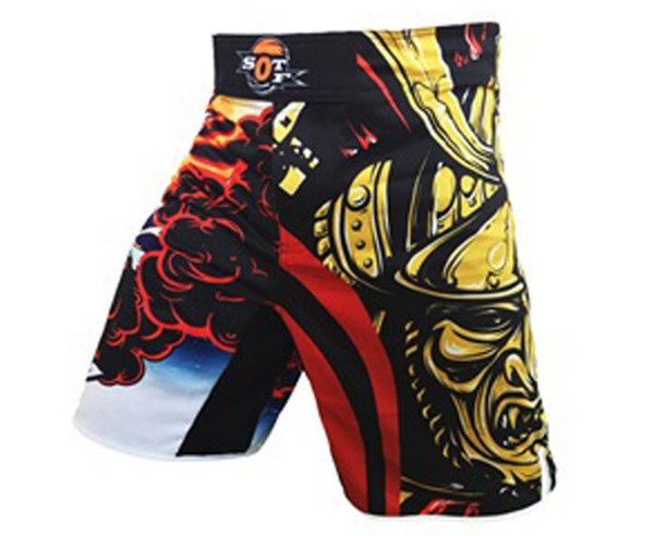 In stock-MMA GRIPS CAMO SNAKE HYBRID TRAINING SHORTS Muay Thai MMA Shorts Fight Shorts