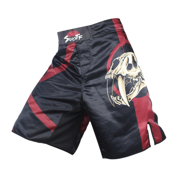 gym MMA training black boxing cotton loose size training kickboxing shorts muay thai shorts cheap mma shorts boxeo