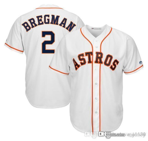 Mens Houston 2 Alex Bregman 27 Jose Altuve Astros 34 Nolan Ryan Baseball Jersey 4 George Springer 1 Carlos Correa Jerseys Free Shipping