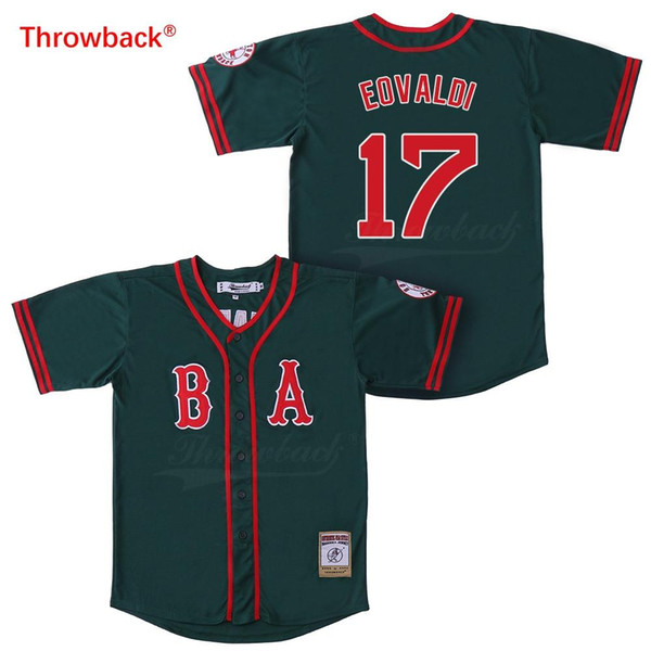 Throwback Jersey Men's Boston Jersey Eovaldi Baseball Jerseys Colour Red White Grey Green Blue Free Shipping Shirt Stiched