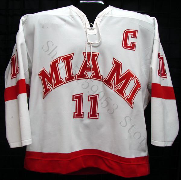 miami hockey jersey Embroidery Stitched Customize any number and name Jerseys