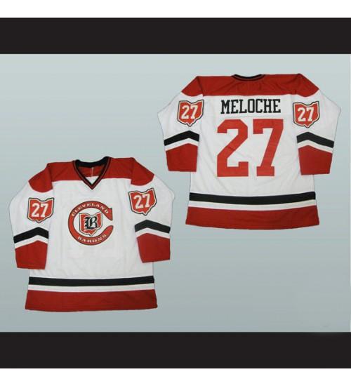 27 Gilles Meloche Hockey Jersey Cleveland Barons All Sizes New Embroidery Stitched Customize any number and name Jerseys