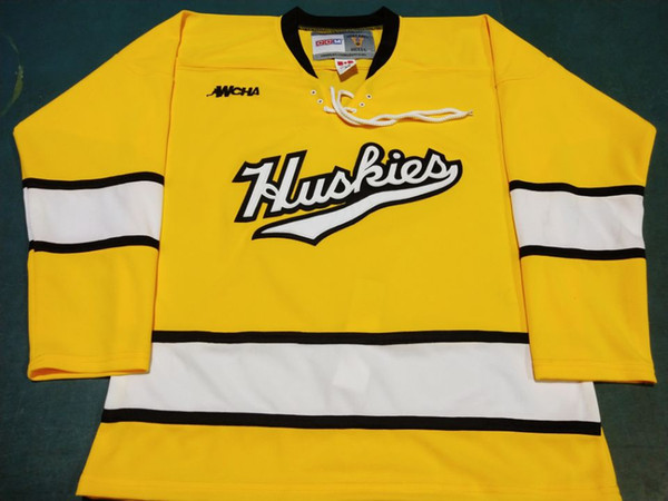 High quality embroidery Retro hockey jerseys Embroidery Stitched Customize any number and name Jerseys