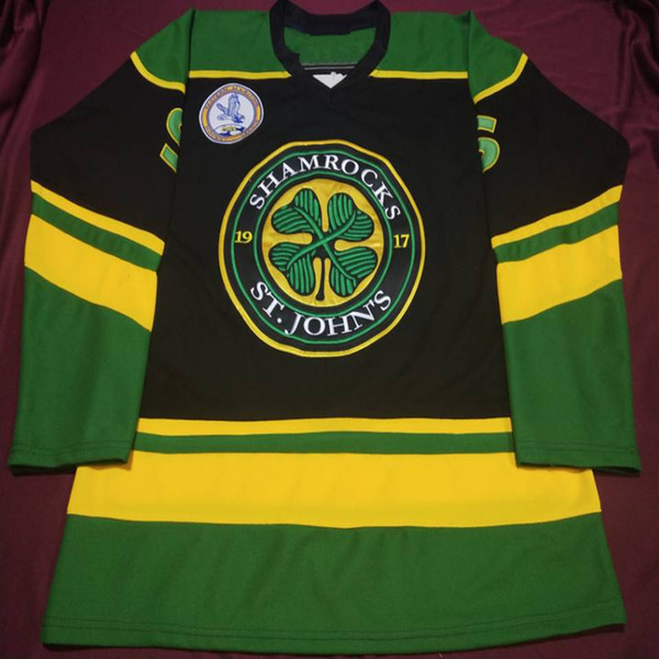 Ross The Boss Rhea St John's Shamrocks Hockey Jersey with Embroidery Stitched Customize any number and name Jerseys