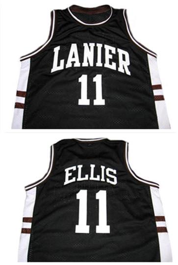 Monta Ellis #11 Lanier High School New Men Basketball Jersey Black Embroidery Stitched Customize any number and name Jerseys